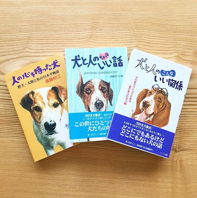 「犬と人のこんないい関係」 「犬と人のちょっといい話」 「人の心を持った犬」 どの話も心がほっこりするいい話ばかり！ アルタナカフェは本日も10時から17時までのオープンです。